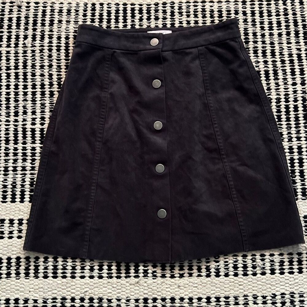 Wilfred free size 00 Gray suede mini skirt